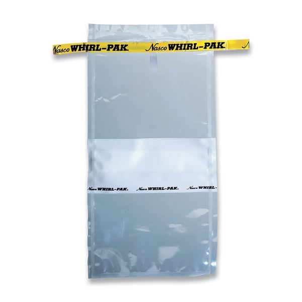 Picture of Whirl-Pak® Flat Wire Bags with Write On Strip 18 oz