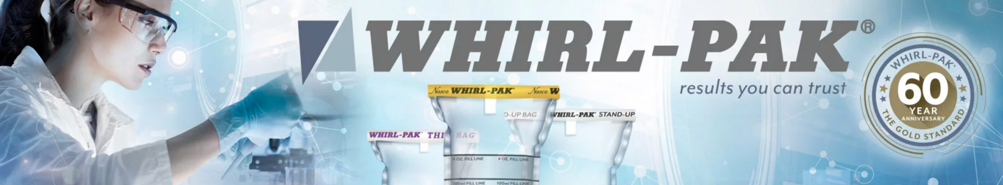 Whirl-Pak has proudly celebrated over 60 years of best-in-class quality sampling needs.